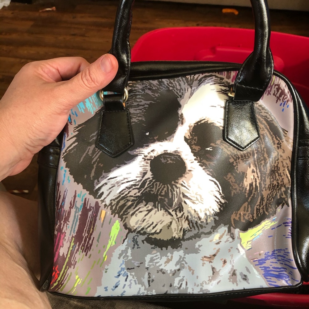 Shih Tzu small purse with shoulder strap